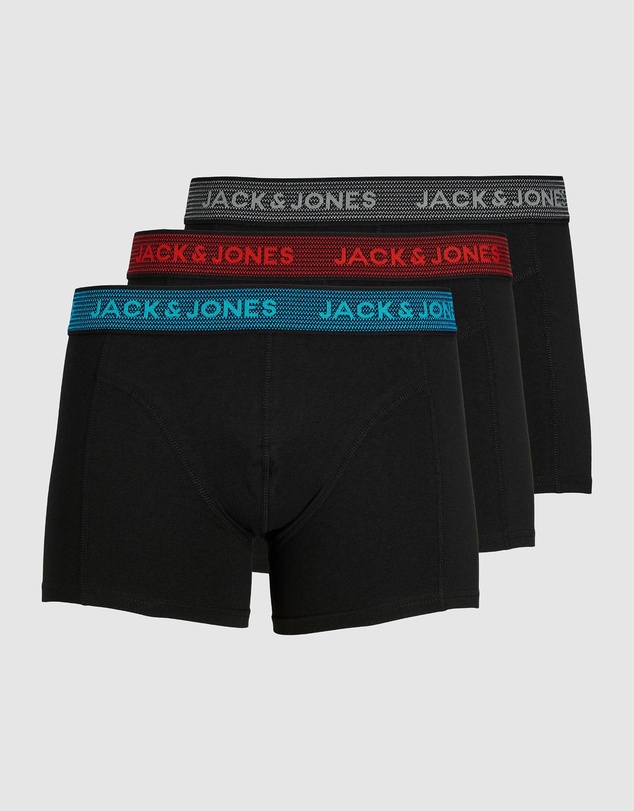 Jack & Jones - Waistband Trunks 3-Pack