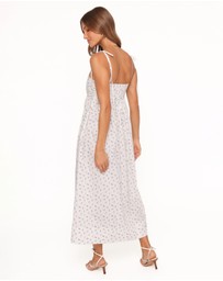 Petal & Pup - Ashtyn Maxi Dress - Purple Ditsy Floral
