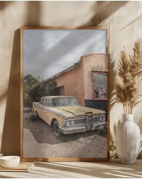 Olive et Oriel - Route 66 Oldtimer by Henrike Schenk Art Print