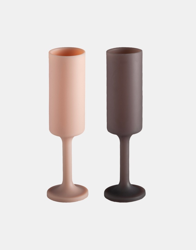 porter green - seff | silicone unbreakable champagne flutes