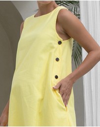 Soon Maternity - Maeve Linen Feeding Dress