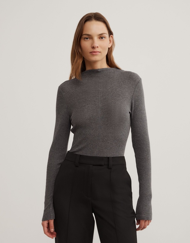 Witchery - High Neck Long Sleeve Top