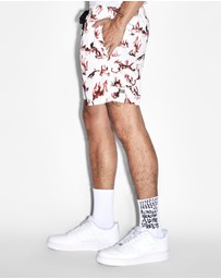 Ksubi - Burnt Boardshort White