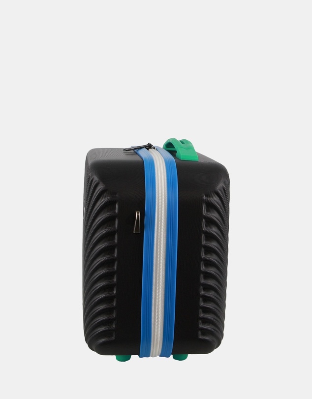 GAP - GAP Stripe Medium Hard Shell with Mini Beauty Case Set + Leather Tag