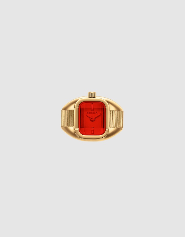 Breda - Nocturne Gold Expandable Ring Watch, 16MM