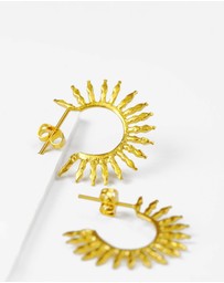 Ottoman Hands - Aylin Gold Hoop Earrings