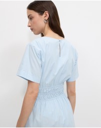 Calli - Danni Shirred Midi Dress