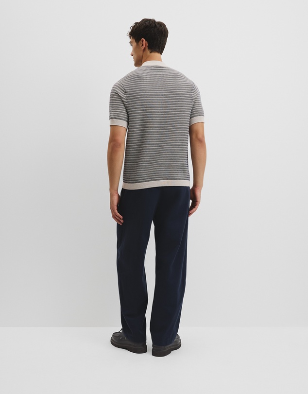 Country Road - Australian Cotton Textured Knit Polo