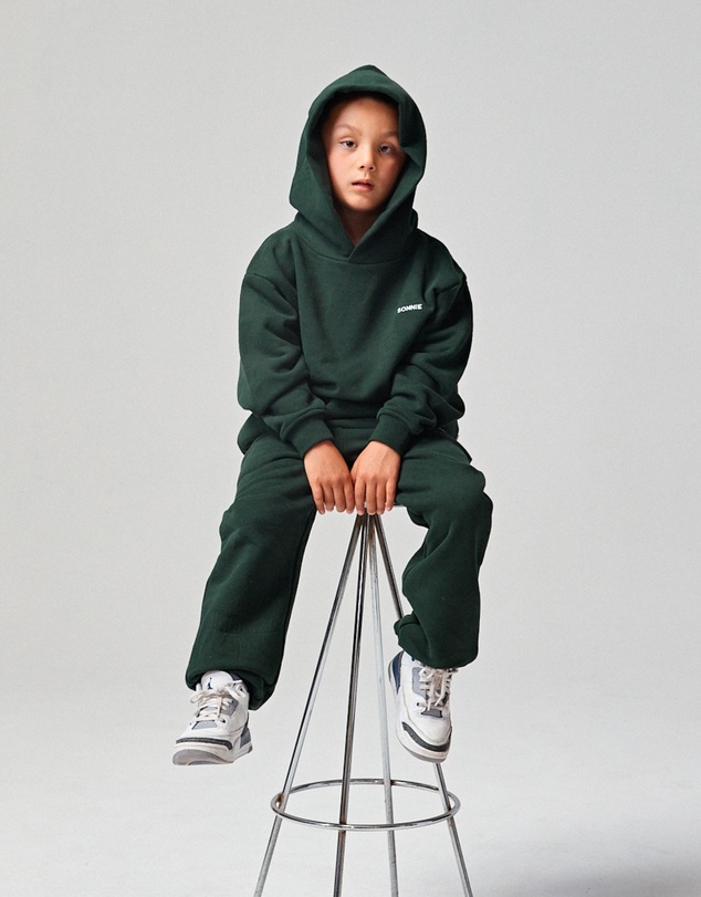 Sonnie - Louis Sweatpants-Dark Forest Green