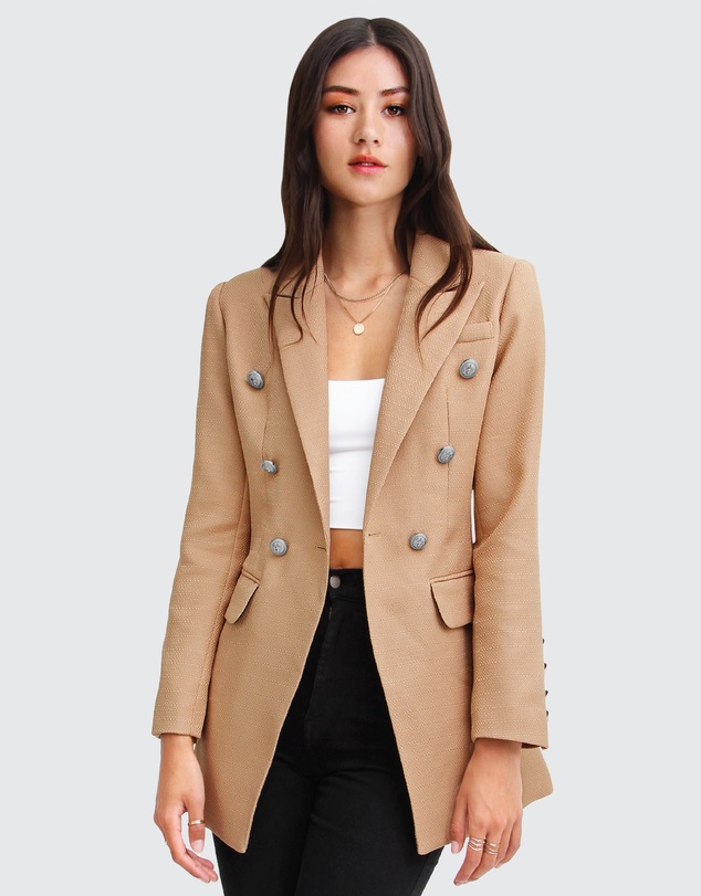 Belle & Bloom - Princess Polina Textured Weave Blazer