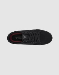 Fallen Footwear - Fallen Footwear Men Bomber Vulcanised Sole Shoes Suede/Cotton Black
