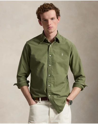 Polo Ralph Lauren - Custom Fit Garment-Dyed Oxford Shirt