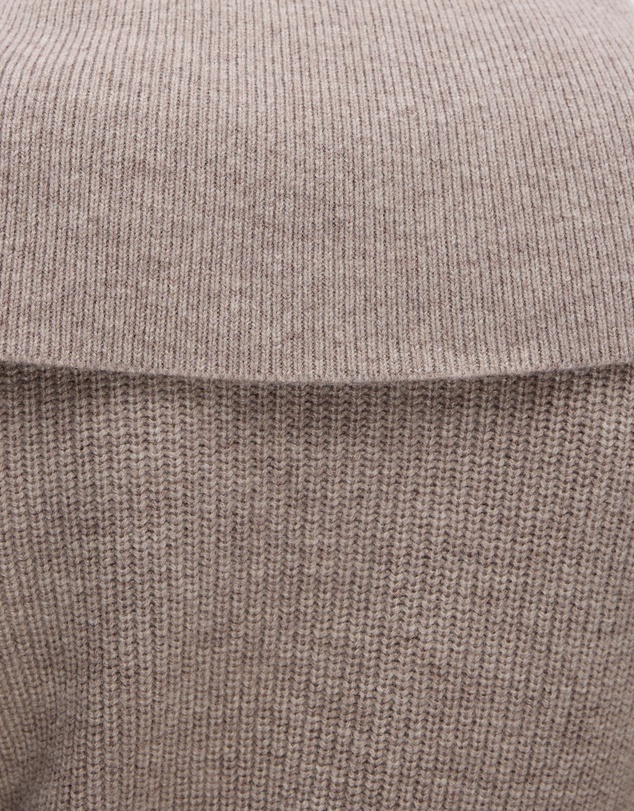 Minima Esenciales - Cyro Merino Wool Cashmere Blend Zip Knit Jumper