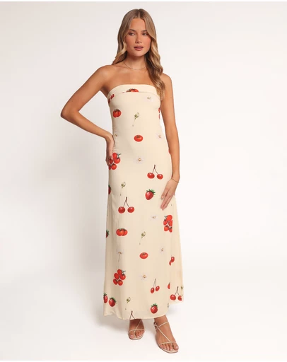 Petal & Pup - Adela Maxi Dress - Tomato Print