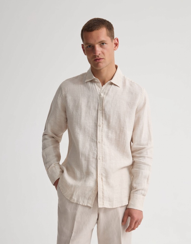 Oxford - Cooper Ls Organic Linen Shirt