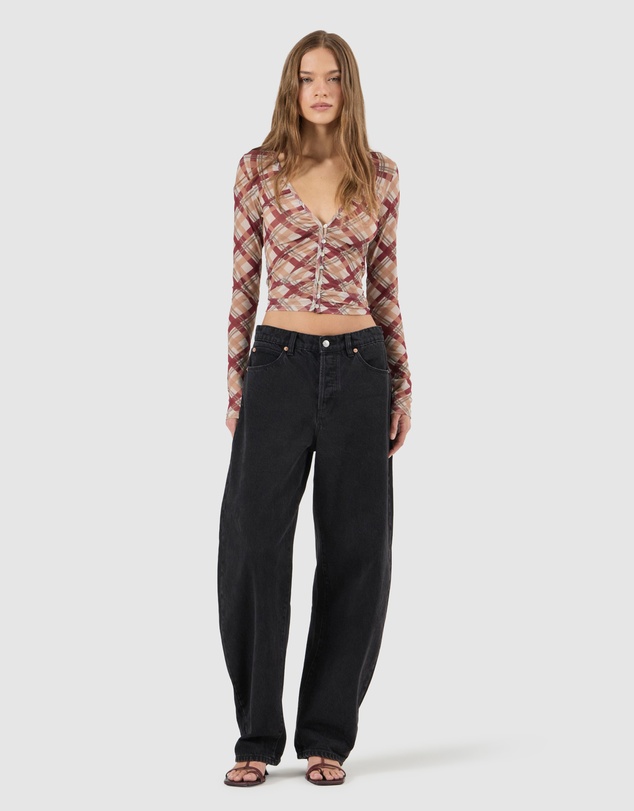 Rolla's - Field Lines Long Sleeve Top