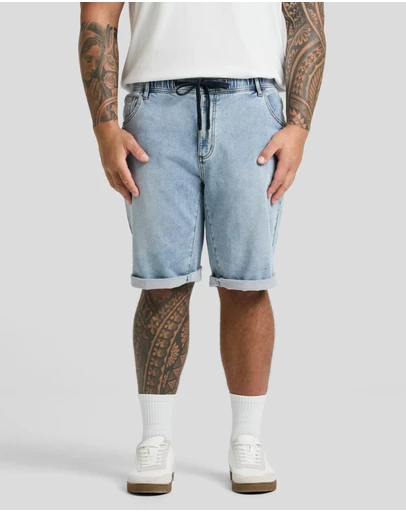 Johnny Bigg - Deran Knit Denim Short