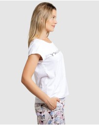 Sant And Abel - Women's Drawbertson Y'All Go To Bed T-Shirt