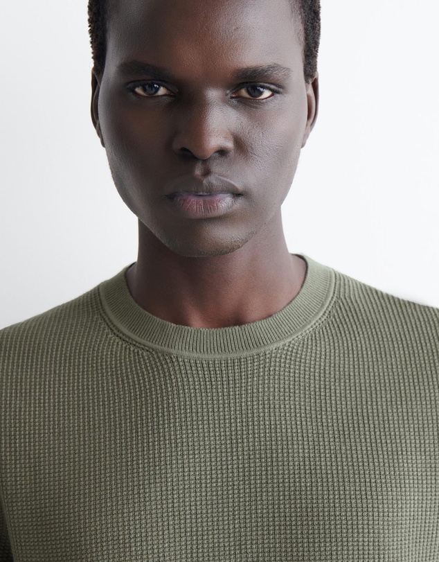 COS - Waffle-Knit Cotton T-Shirt