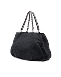 Pre-Loved by Azura Reborn - Pre-Loved Zucca Canvas Mia Chain Tote