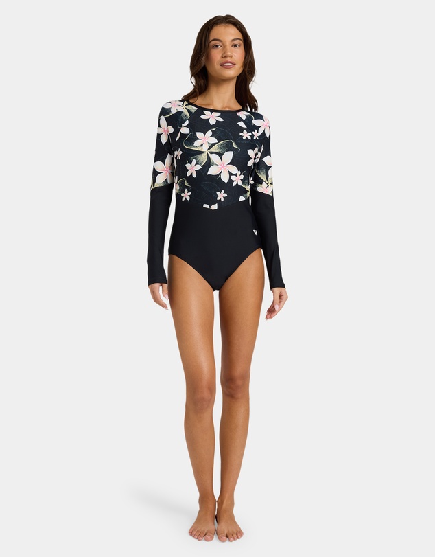 Roxy - Womens Fashion Long Sleeve One Piece Swimsuit