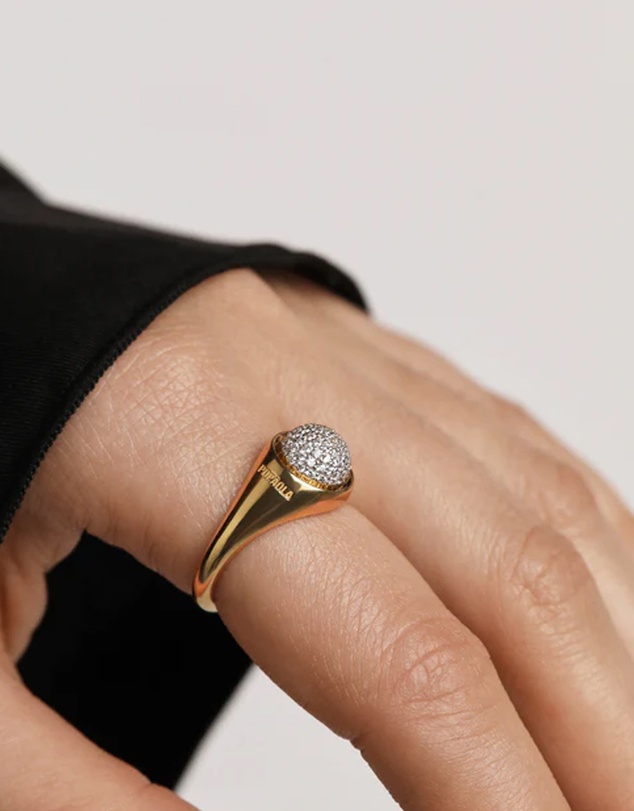 PDPAOLA - Pave Moon Ring