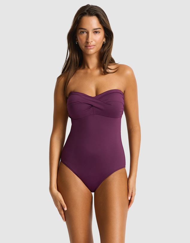 Sea Level Australia - Essentials Edit Twist Bandeau One Piece
