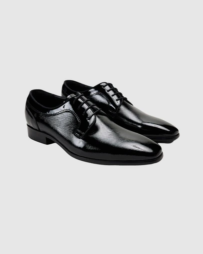 Politix - Patent Derby Lace Up