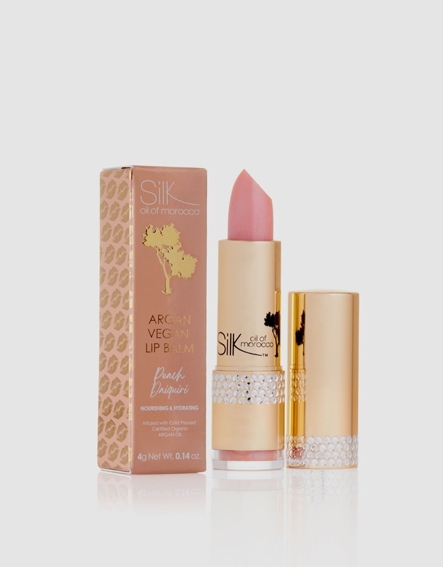 Silk Oil of Morocco - Argan Vegan Lip Balm - Peach Daiquiri