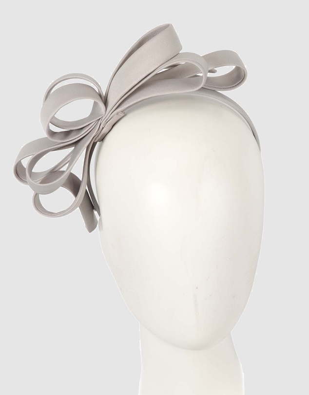 Max Alexander - Large Satin Bow Racing Fascinator