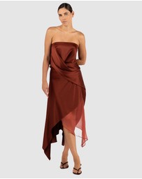 One Fell Swoop - Echelon Drape Midi Dress