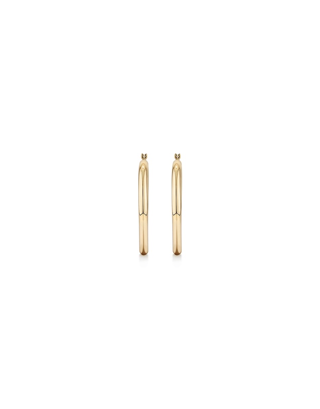 Michael Hill - 35mm Hoop Earrings in 10kt Yellow Gold
