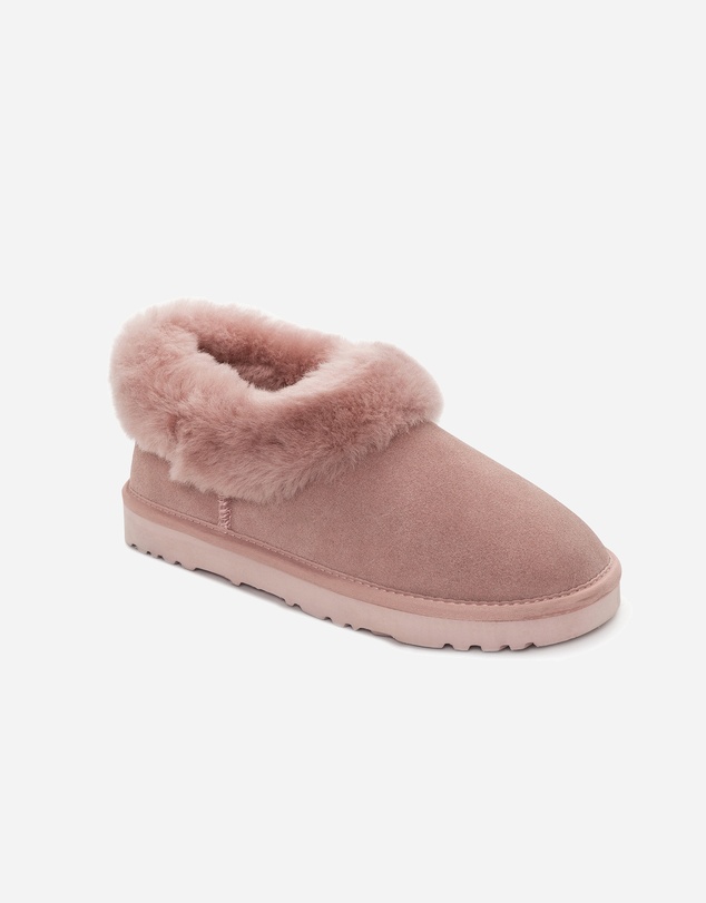 Ozwear Connection Uggs - Ugg Slippers Avery Unisex Premium Sheepskin Slippers Suede