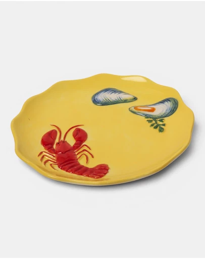 La La Land - Seaview Stoneware Lobster Plate