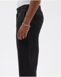 AERE - Relaxed Leg Tailored Linen Pants