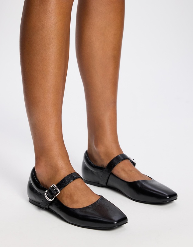 Atmos&Here - Juniper Leather Ballet Flats