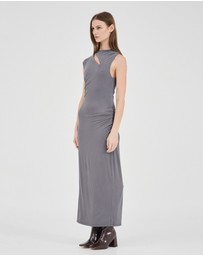 FRIEND of AUDREY - Ari Ruched Jersey Dress