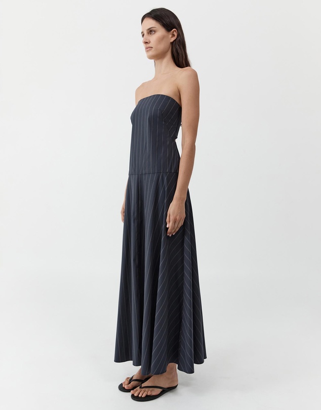St. Agni - Strapless Rouleau Dress
