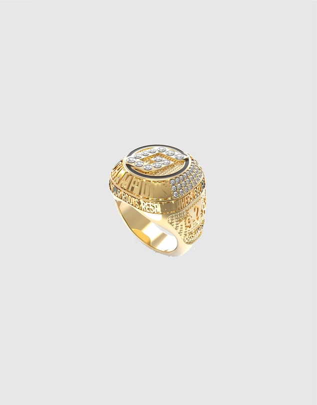 GUESS - GUESS G Coin Gold-Tone Ring