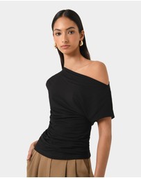 Forcast - Mia Off Shoulder Jersey Top