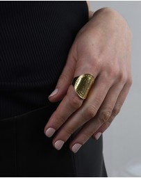 Von Treskow - Curved Coin Ring