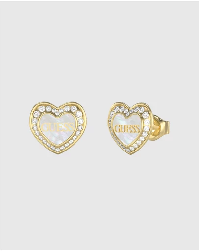 GUESS - Amami Gold Tone Stud Earrings