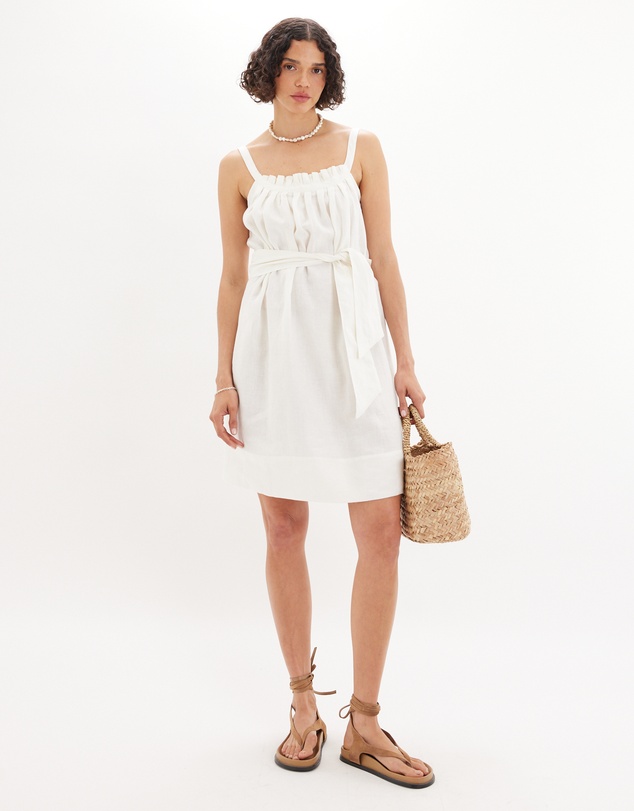 Amelius - Ananda Belted Ramie Dress