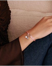 THOMAS SABO - THOMAS SABO Connect Textile Bracelet Pink