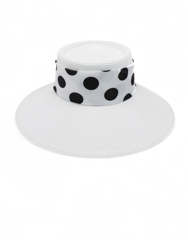 Morgan & Taylor - Francesca Racewear Droop Hat in White