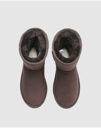 EVERAU - EverAU Ugg Short Classic Double Faced Sheepskin Upper UGG Boots