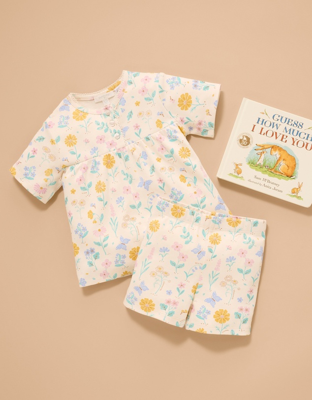 Purebaby - Short PJ Set-Kids-Babies