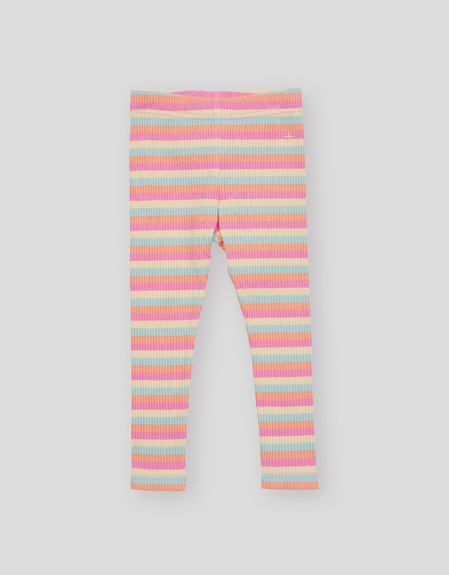 Goldie + Ace - Essential Stripe Rib Leggings - Babies-Kids