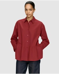 ARKET - Cotton Peplum Blouse