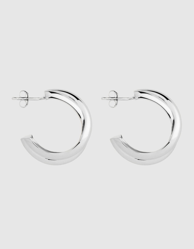 Najo - Café Silver Earrings